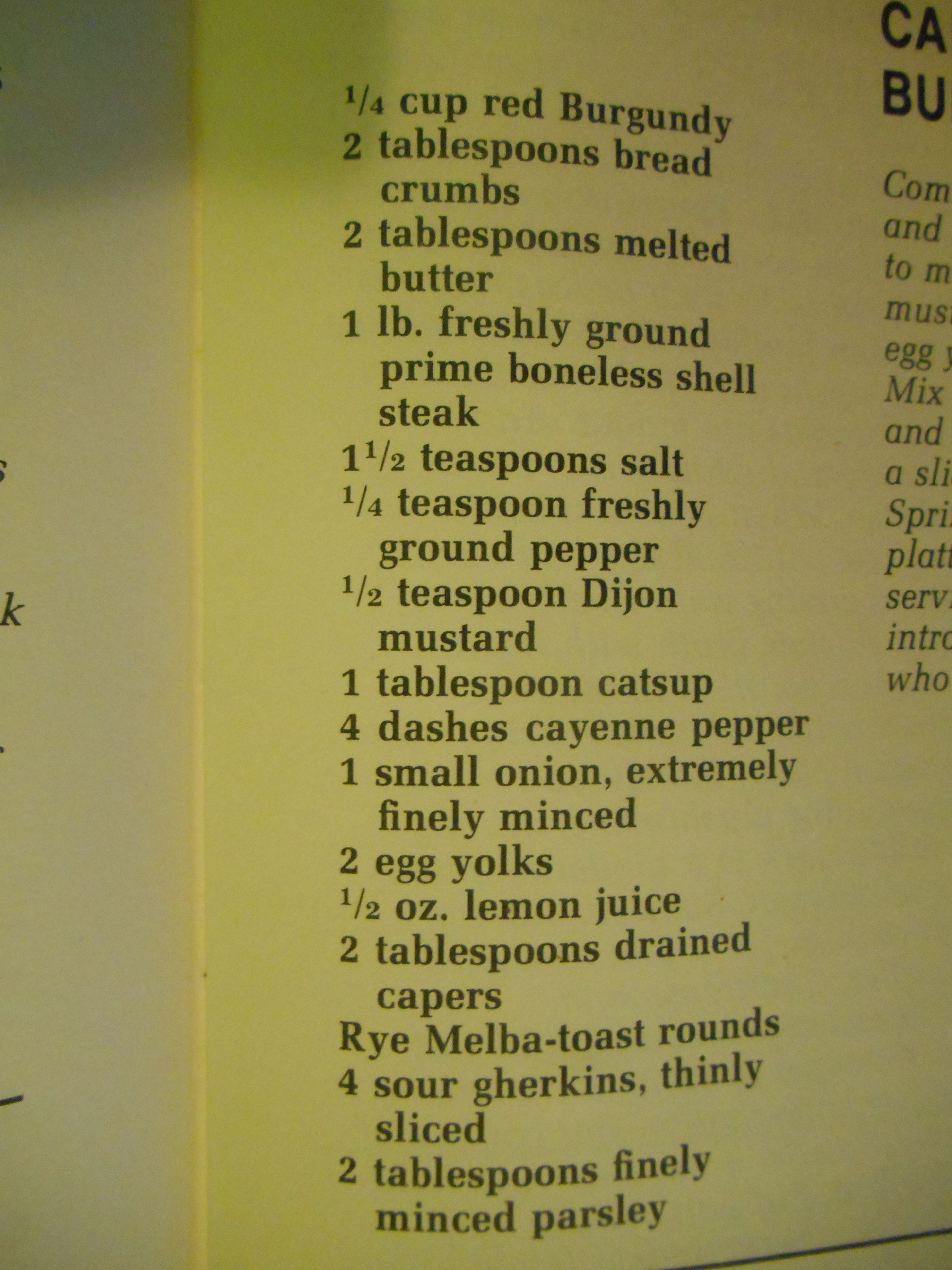 Cannibal Canape recipe